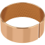 GGB MBZ-B09 solid bronze bushings with lubrication indents