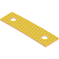 GGB DX Placa deslizante especial em metal-polímero lubrificado com graxa